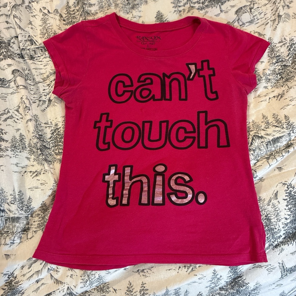 Ransom « can’t touch this » y2k tee